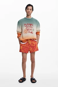 Desigual Men's Lettering swimsuit