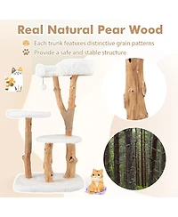 Cat Tree with Jute Scratching Posts Durable & Cozy Play Tower for Cats