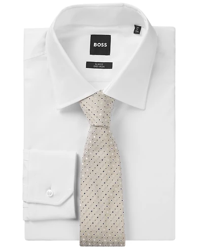 Boss by Hugo Boss Men's Silk-Blend Jacquard Tie