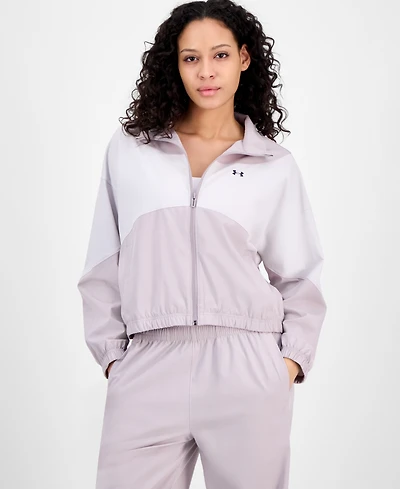 Under Armour Women's Logo Rival Woven Jacket