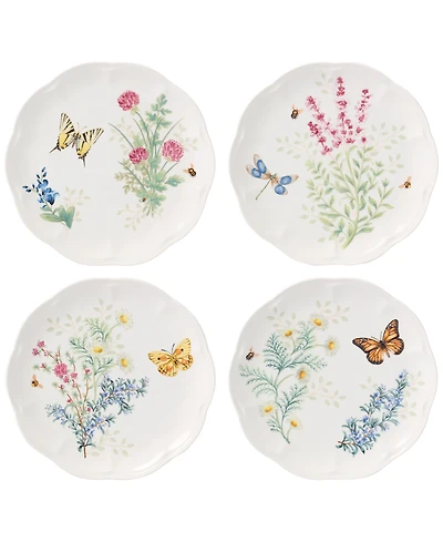 Lenox Butterfly Meadow Herbs Accent Plates, Set of 4