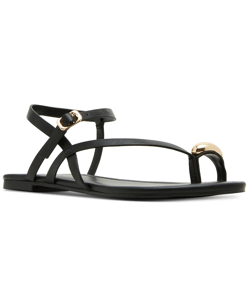 Madden Girl Treasure Strappy Embellished Flat Sandals