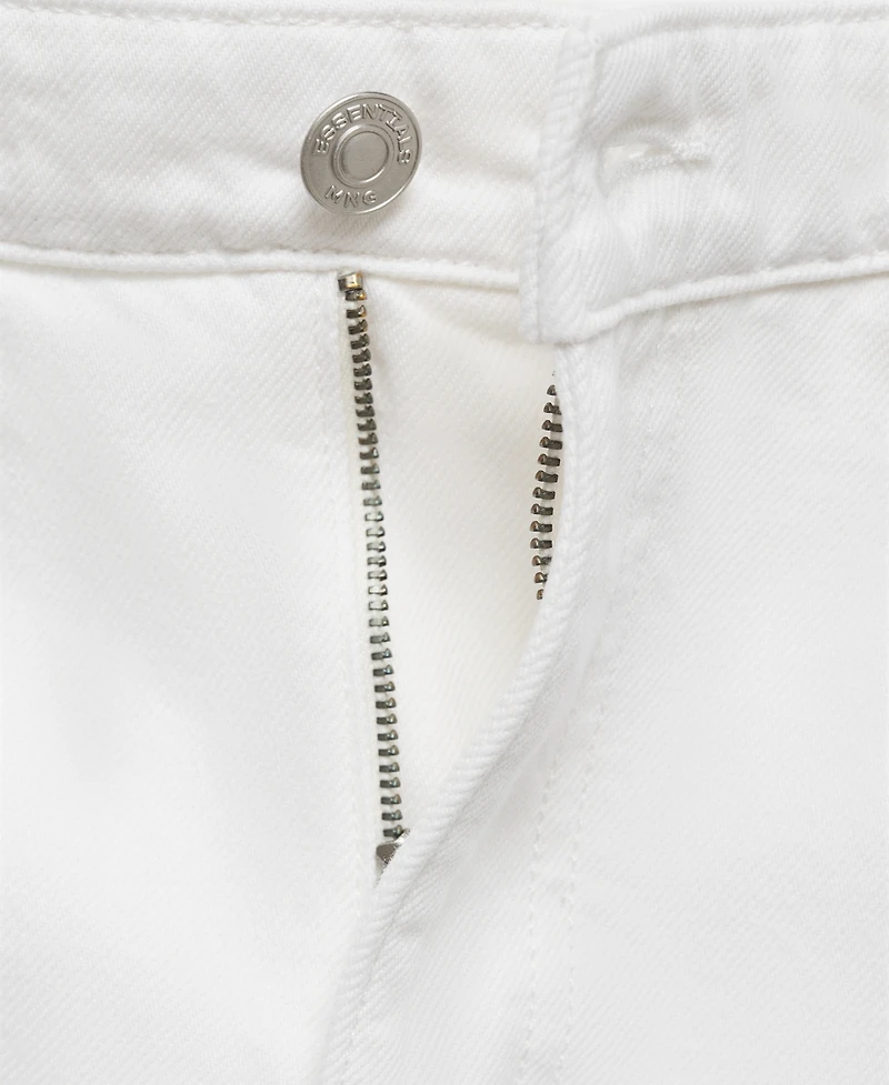 Mango Men's Tapered-Fit Crop Jeans