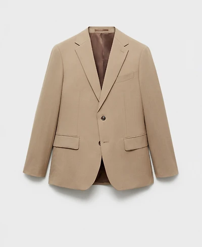 Mango Men's Slim-Fit Wool Blazer
