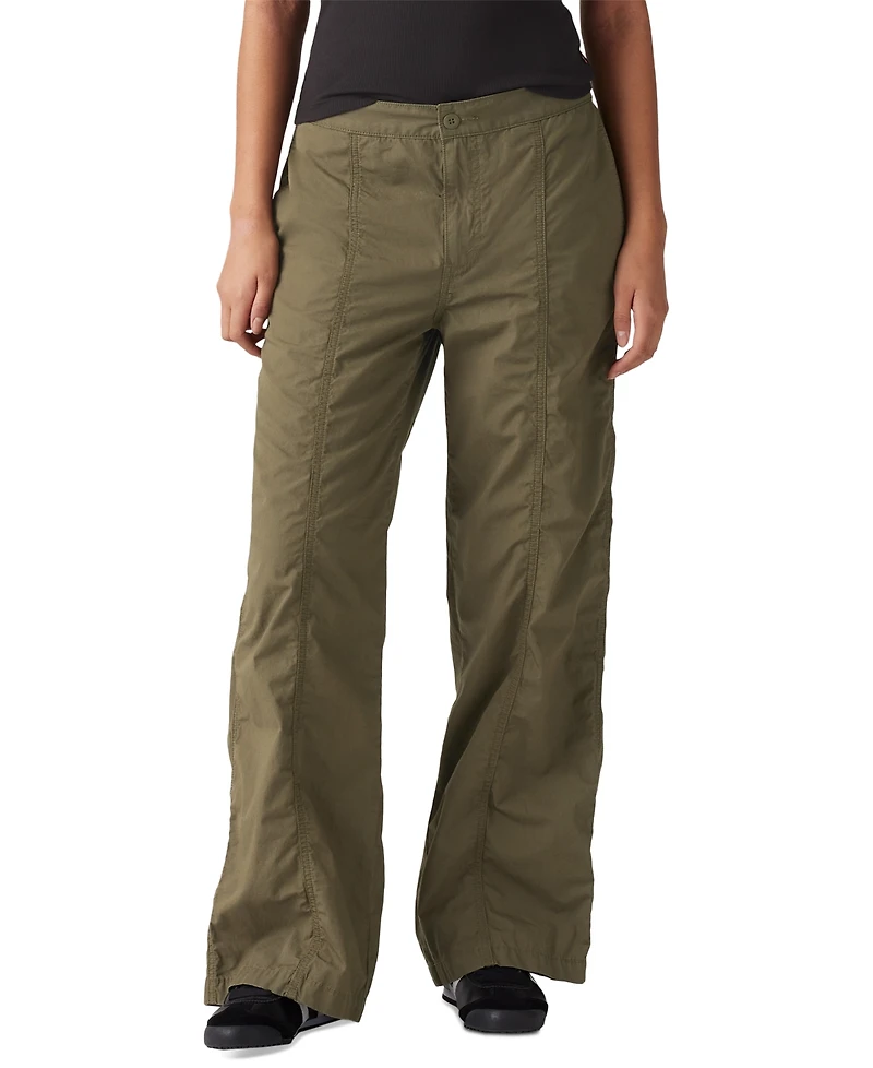 Levi's Women's Cotton Mid-Rise Baggy Parachute Pants