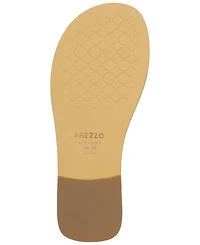 Arezzo Women's Kendall Round Toe Flat Sandals