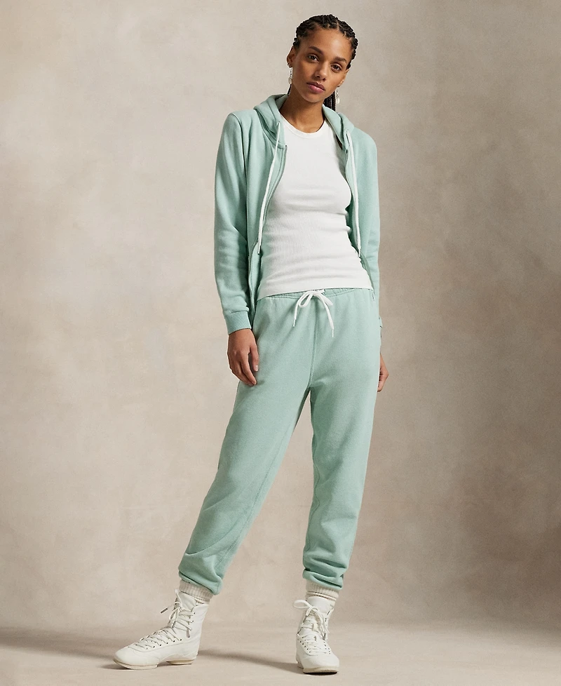 Polo Ralph Lauren Women's Cotton Fleece Full-Zip Hoodie Sweatshirt