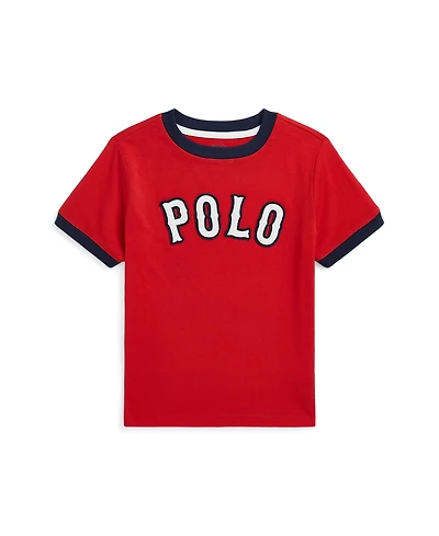 Polo Ralph Lauren Little Boys Baseball Logo Cotton Jersey T-Shirt