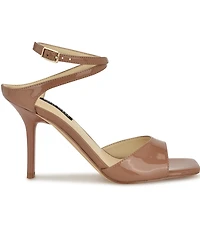 Nine West Women's Devans Strappy Square Toe Stiletto Sandals