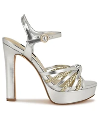 Nine West Women's Waser Strappy Platform Stiletto Sandals