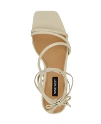 Nine West Women's Hendy Strappy Lace Up Dress Sandals