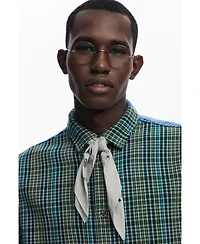 Desigual Men's Combined checkered shirt
