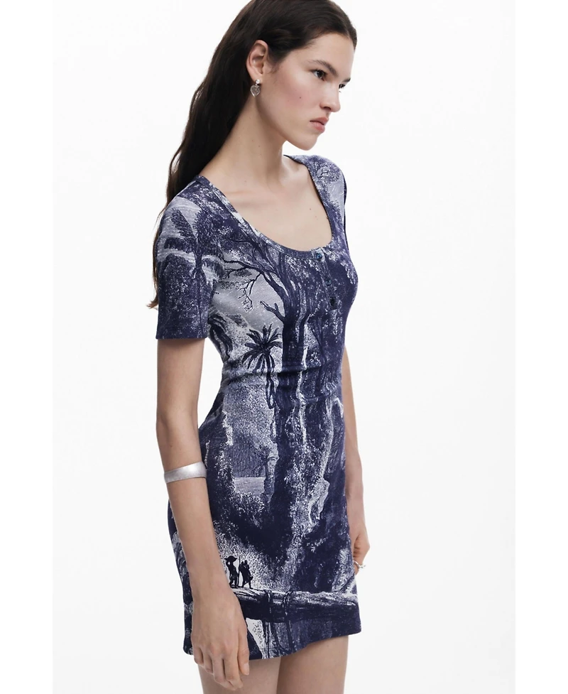 Desigual Women's Dress designed by Mr. Christian Lacroix