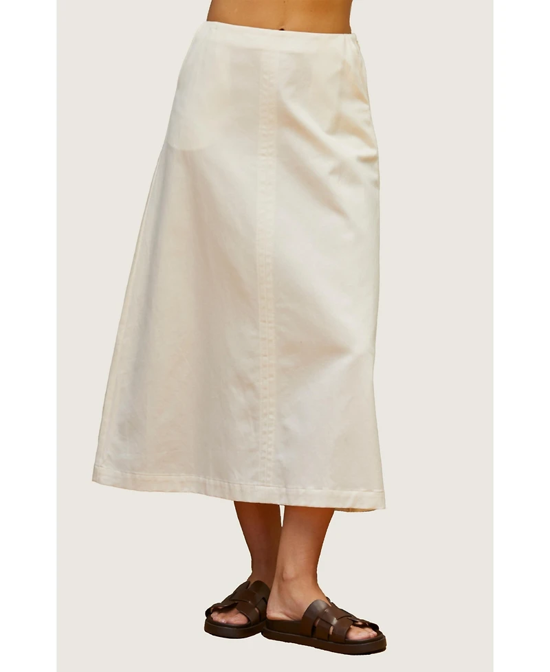 Crescent Women's Jimena Flare Midi Skirt