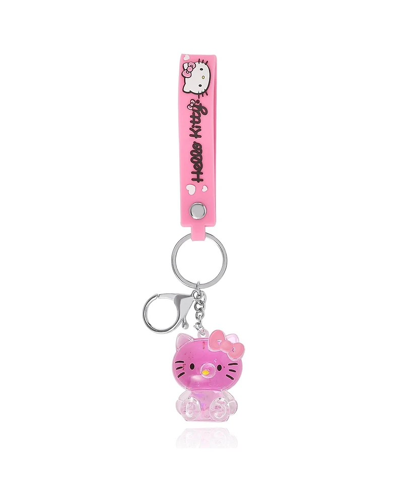 Hello Kitty Liquid Keychain with Wrist Strap - Travel Gifts