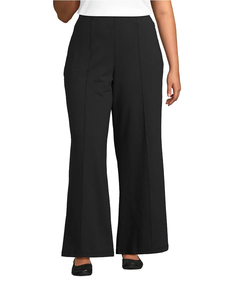 Lands' End Plus Starfish High Rise Palazzo Pants