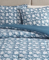Nautica Bayport Floral Cotton Reversible -Pc. Comforter Set