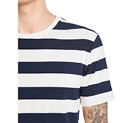 Paisley & Gray Men's Slim Fit Short Sleeve Striped T-Shirt