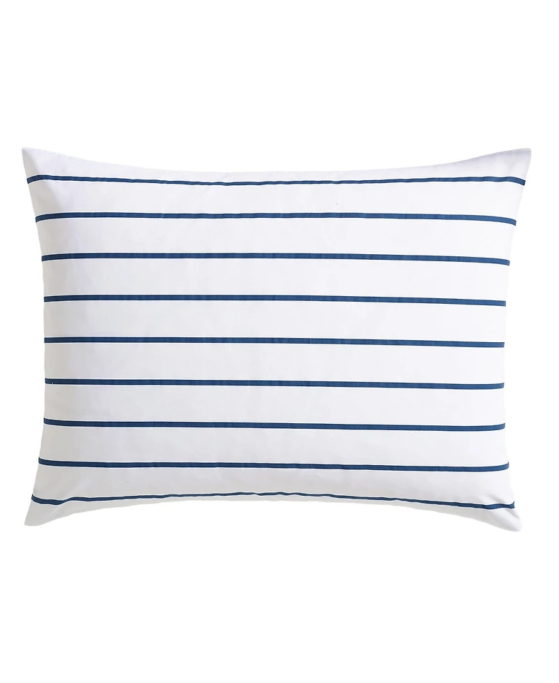 Nautica Brenton Stripe Percale 3-Pc. Duvet Cover Set