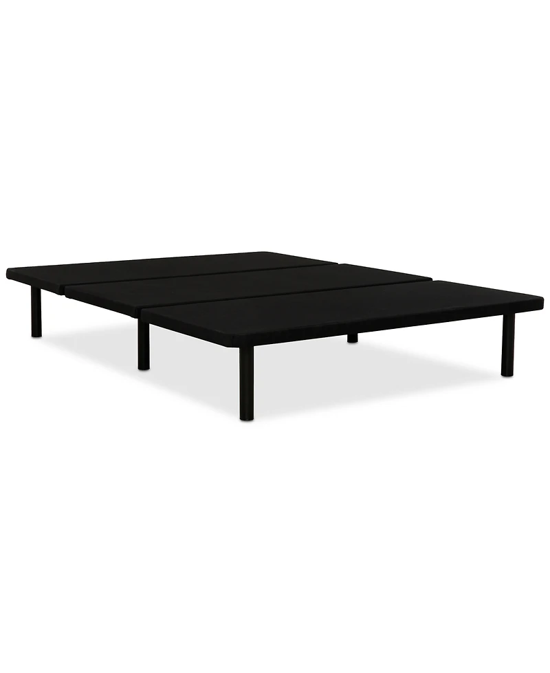 Primo International Airflow Black Upholstered Platform Bed Frame