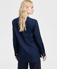 Tommy Hilfiger Women's Floral Puff-Print Tunic