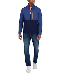 Nautica Men's Zip-Front Lightweight Packable Track Jacket