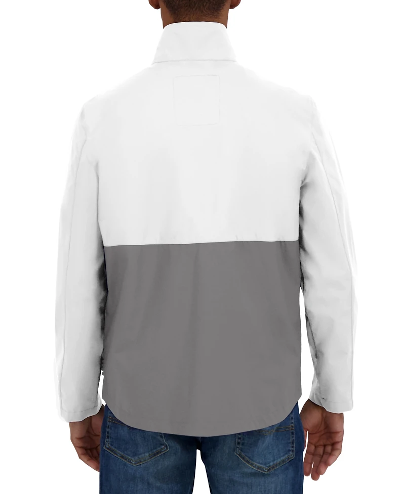 Nautica Men's Zip-Front Lightweight Packable Track Jacket