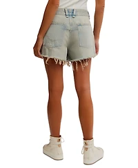 Free People Women's Now Or Never Denim Shorts