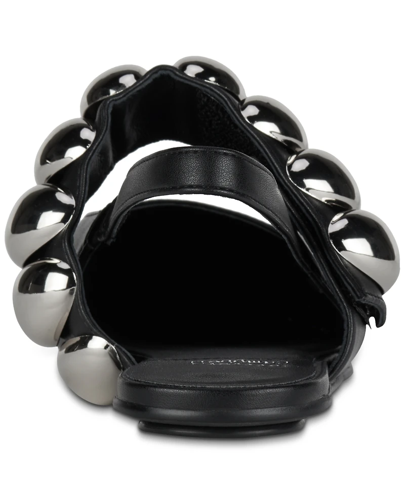 Jeffrey Campbell Manon Dome-Studded Slingback Flats