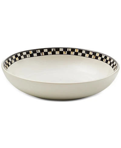 MacKenzie-Childs Courtly Check Everyday Pasta Bowls, Set of 4