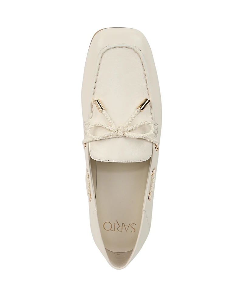 Franco Sarto Women's Zepher Square Toe Apron Boat Shoes