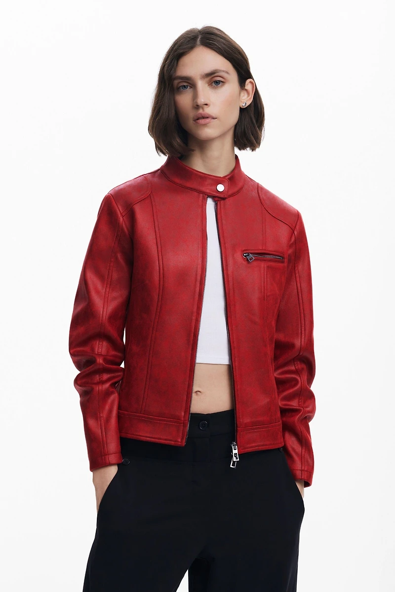 Desigual Women's Mandarin collar jacket