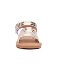 Olivia Miller Big Girls Rainbow Daze Slide Sandals