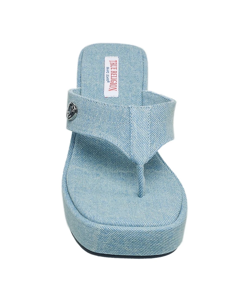True Religion Latto Slip on Wedge Sandal