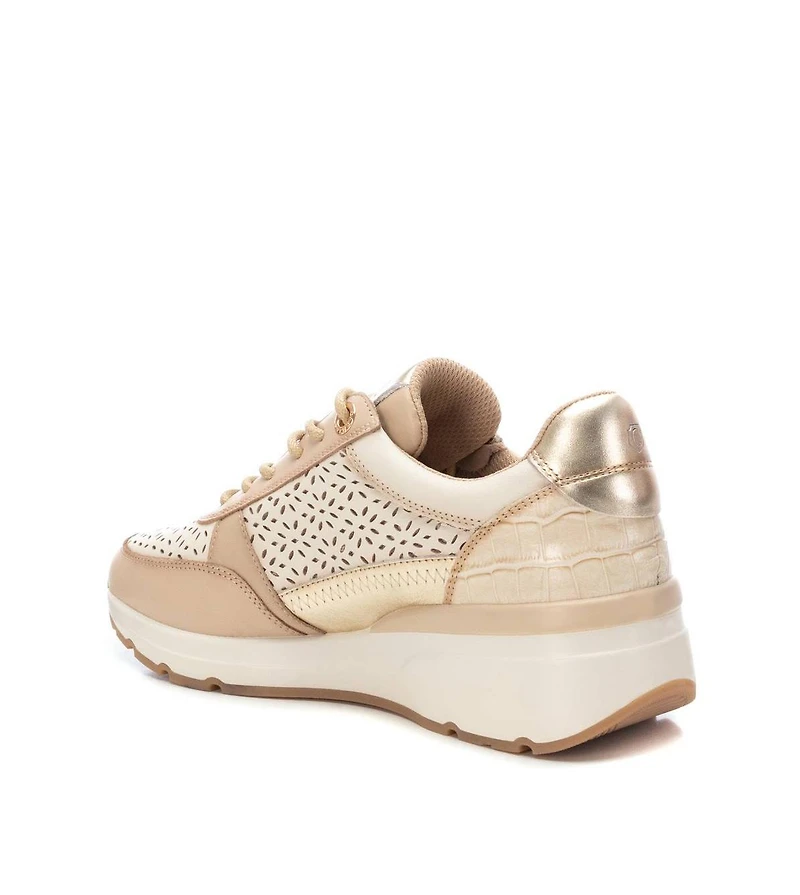 Carmela Collection Women's Leather Casual Sneakers By Xti