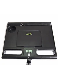 Stamina Products 85-2221 Wirk Ride Exercise Stationary Bike Office Workstation and Standing Desk with Digital Monitor and Device Prop
