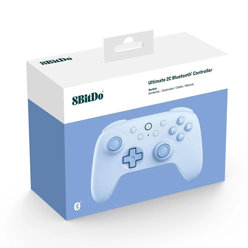 8BitDo Ultimate 2C Wireless Bluetooth Controller for Nintendo Switch with Motion Control, Rumble Vibration and Hall Effect Joysticks