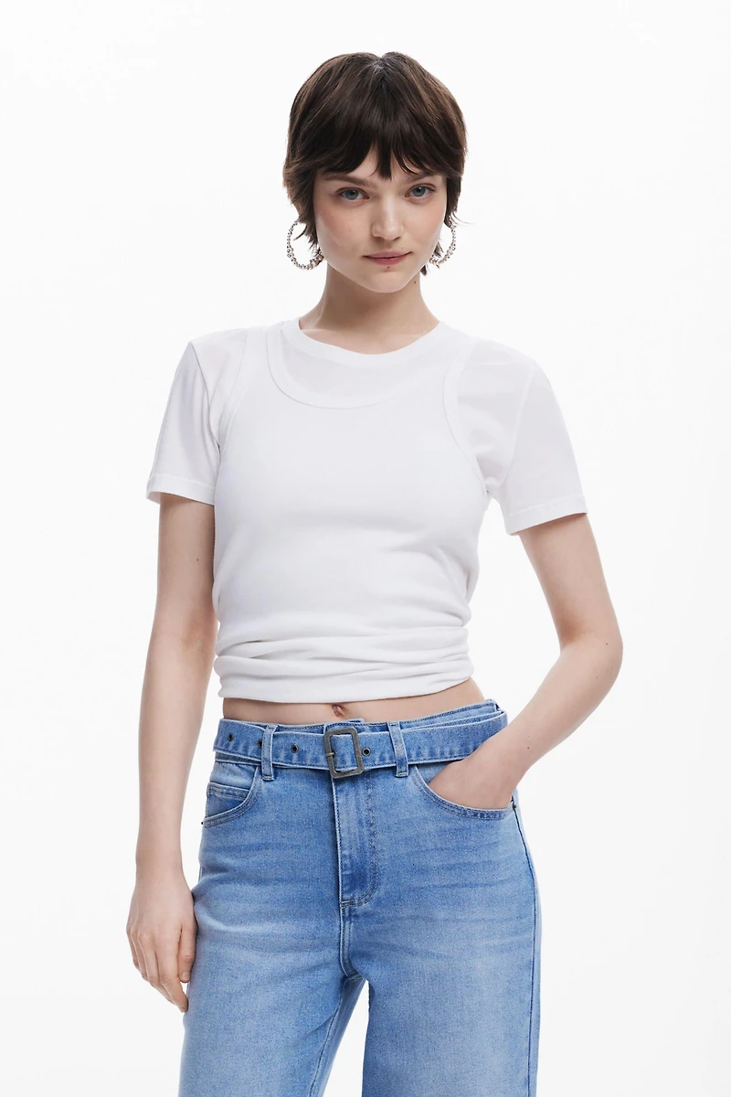 Desigual Women's Sunflower culotte jeans