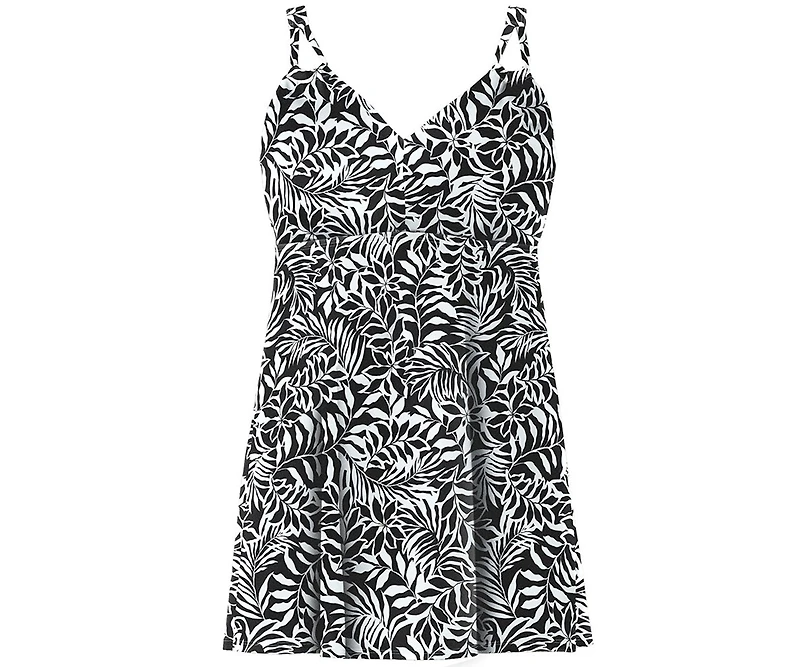 Swimsuits for All Women's Loop Strap Two-Piece Swimdress