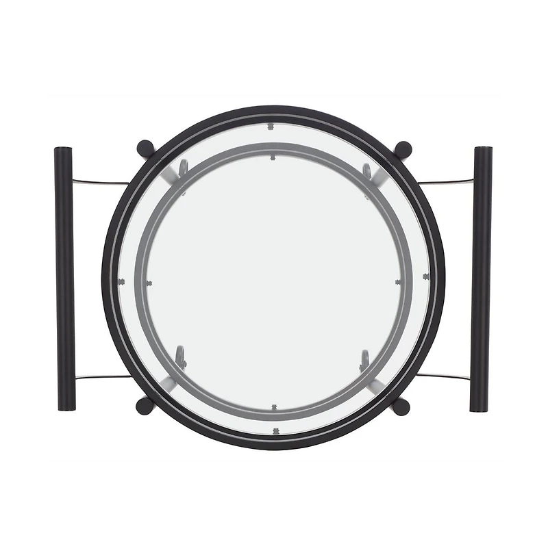Sienna 2 Tier Round Bar Cart