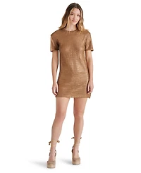 Steve Madden Women's Santana Short-Sleeve Crochet Mini Dress