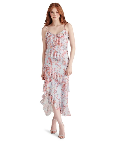 Steve Madden Women's Aida Asymmetric-Ruffled Dress