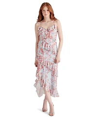 Steve Madden Women's Aida Asymmetric-Ruffled Dress