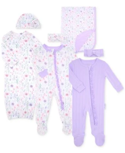 Max Olivia Baby Girls 2 Piece Outfit Sets Reversible Swaddle Blanket