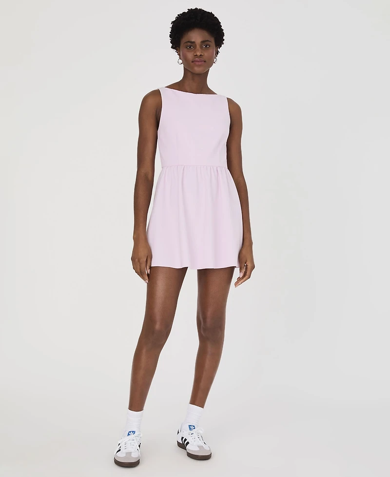 French Connection Women's Whisper Boat-Neck Dress