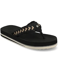 Journee Collection Women's Eloddie Slip-On Beach Sandals