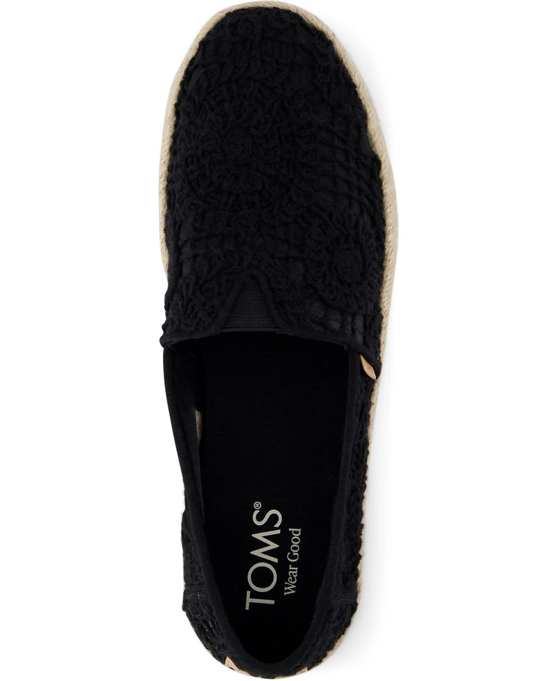 Toms Women's Alpargata Rope 2.0 Espadrille Slip On Flats