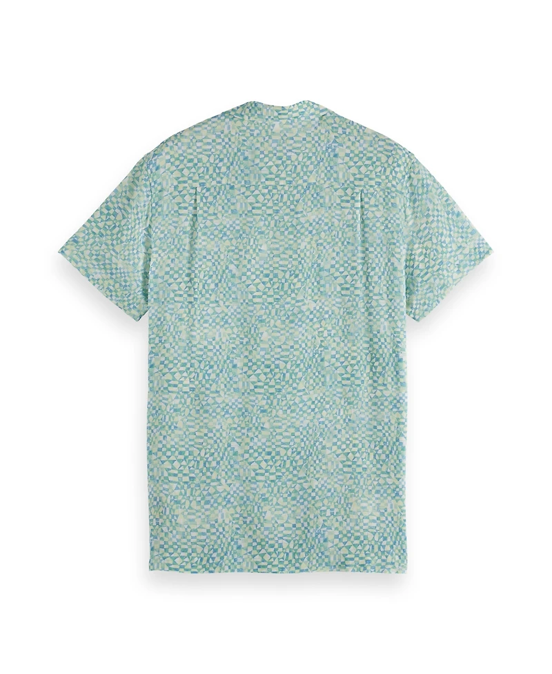 Scotch & Soda Men's All Over Print Regular Fit Shirt
