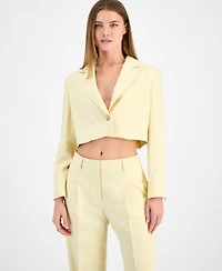 Boss Orange Women's Cropped One-Button Blazer