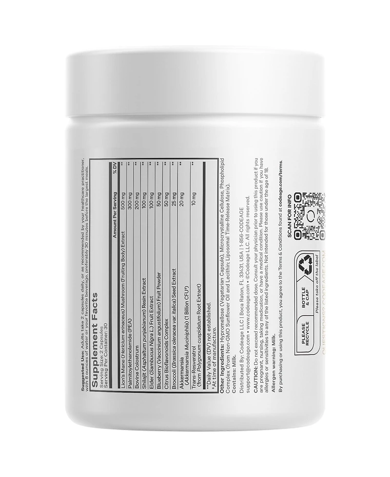 Codeage Glp-Harmony Companion+ Supplement - Glp-1 Agonist Support